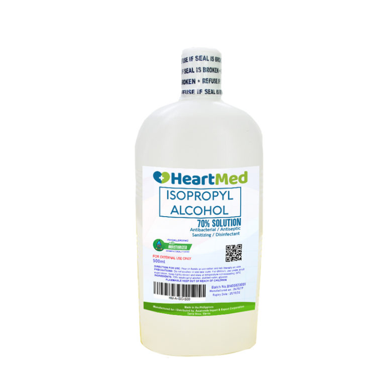 Heartmed Isopropyl Alcohol 500 ml – Heart Med Options